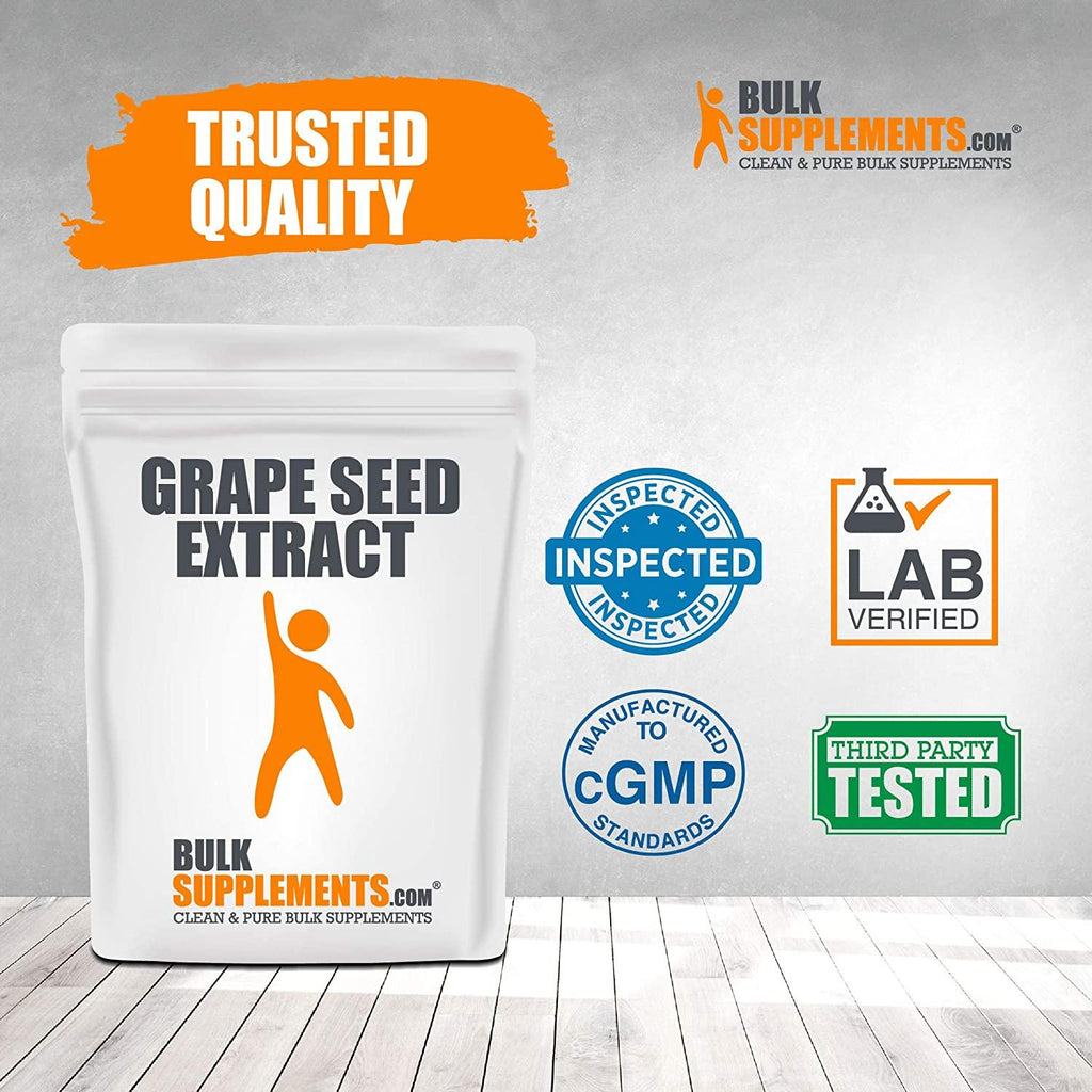 BulkSupplements.com Grape Seed Extract Powder (5 Kilograms - 11 lbs)