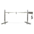 Outdoors Open Fire 25W Spit Tripod Rotisserie Roaster Stand 125 LB