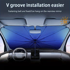 2023 Car Sun Umbrella: Innovative Telescopic Sun Visor for Heat Insulation &amp; Shade Protection!