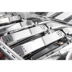 4-Burner Propane Gas Grill  Steel with Side Burner Electronic Ignition