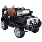 12V Electric Jeep Toy Car Kids Ride On Truck w/ RC Remote Control Lights Music MP3
