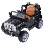 12V Electric Jeep Toy Car Kids Ride On Truck w/ RC Remote Control Lights Music MP3