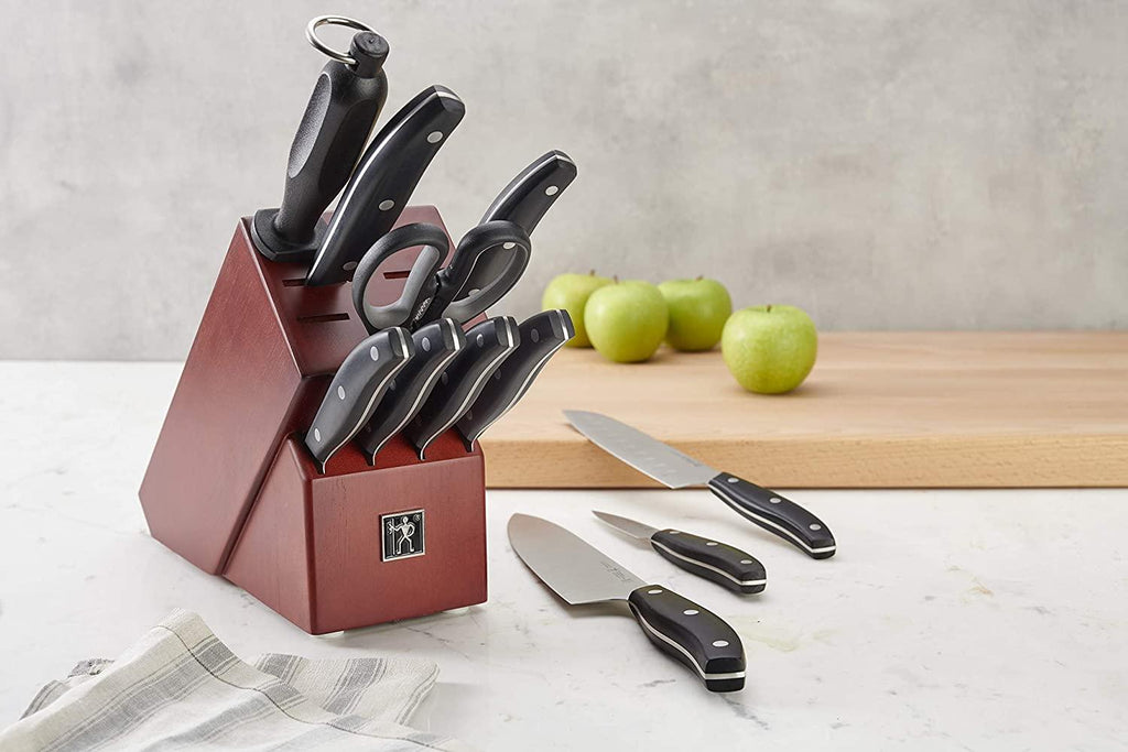 Henckels Definition 12-pc Knife Block Set - Cherry Wood