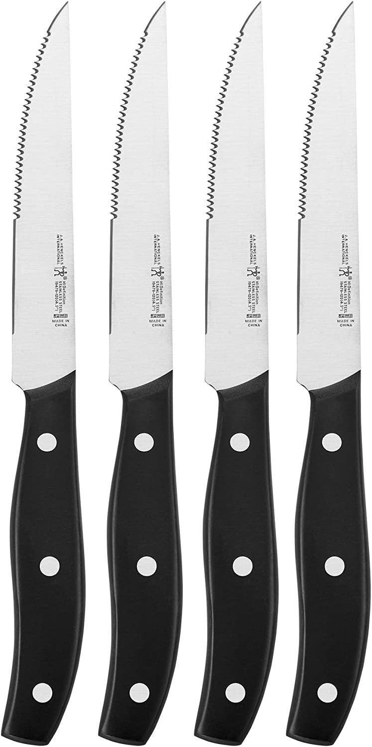 Henckels Definition 12-pc Knife Block Set - Cherry Wood