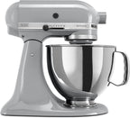 KitchenAid KSM150PSMC Artisan Series 5-Qt. Stand Mixer with Pouring Shield - Metallic Chrome