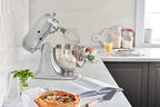 KitchenAid KSM150PSMC Artisan Series 5-Qt. Stand Mixer with Pouring Shield - Metallic Chrome