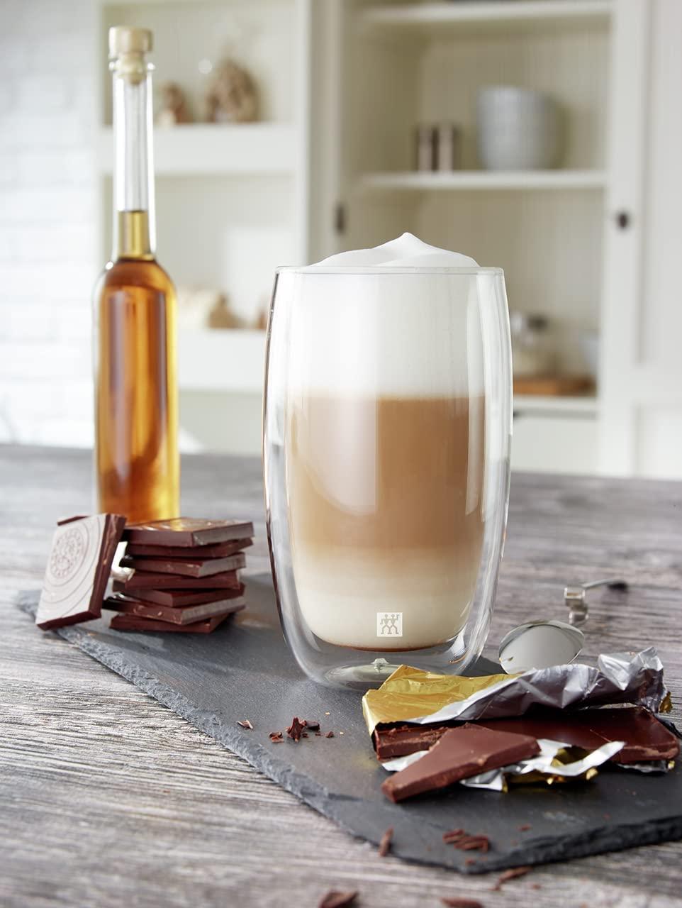 ZWILLING Sorrento 8-pc Double-Wall Glass Latte Cup Set