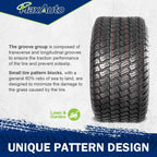 MaxAuto 18x8.50-8 18x8.5x8 Lawn Mower Golf Cart Turf Tires 4PR P332, Set of 2