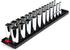 TEKTON 1/2 Inch Drive Deep 6-Point Socket Set, 26-Piece (3/8 - 1 in., 10 - 24 mm) | SHD92203