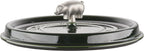 Staub Cast Iron 6-qt Cochon Shallow Wide Round Cocotte - Basil, Made in France