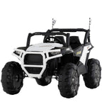 Uenjoy 12V Kids Ride on Toys Electric Battry-Powered Ride-On Truck Car RC Toy w/ Remote Control Realistic Off-Road UTV, Two Seater Ride On 3 Speeds WHITE