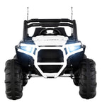 Uenjoy 12V Kids Ride on Toys Electric Battry-Powered Ride-On Truck Car RC Toy w/ Remote Control Realistic Off-Road UTV, Two Seater Ride On 3 Speeds WHITE