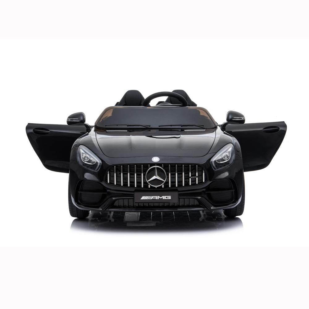 Kids 12v RC Ride On Cars, URHOMEPRO Electric Power Wheels Car, 3-6 Years kids Motorized Ride On Toys, Ride On Truck Car Toy w/ Remote Control, 3 Speeds, Spring Suspension, LED Light, Black, W5669