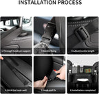JEYODA Car Handbag Holder Between Seats Suede Large Capacity Car Purse Holder Automotive Consoles &amp; Organizers for Document Phone Storage Car Organizer(1925-style 2 grey)