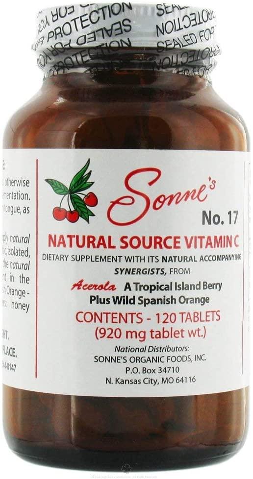 Sonne'S Natural Source Vit C 17 120 Tab