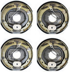 Southwest Wheel 2-Pack 12" X 2" TruRyde Self-Adjusting Electric Brakes with Hardware (2 Right Hand + 2 Left Hand)