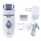 2 In 1 Women Hair Remover Electric Trimmer For Armpit Bikini Leg Lady Removal