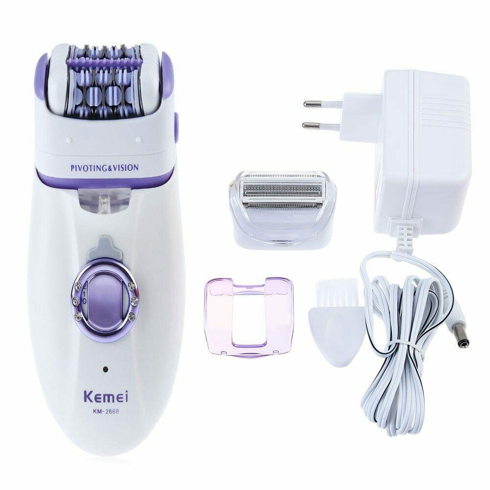 2 In 1 Women Hair Remover Electric Trimmer For Armpit Bikini Leg Lady Removal