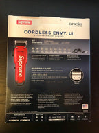 SUPREME X ANDIS CORDLESS ENVY Lit ADJUSTABLE BLADE CLIPPER