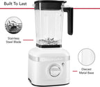 KitchenAid KSB4028WH K400 Variable Speed Blender with Tamper