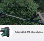 Handheld lawn mower Cord Cutter, Portable and Retractable Weed Eater, Electric Weeder for Courtyard Garden Power Supply, Battery Length Adjustable
