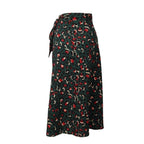 high waist midi skirt