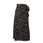 high waist midi skirt