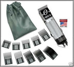 Oster Silver Classic 76 Limited Edition Hair Clipper 10 PC Comb Guide Set
