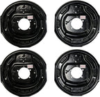 Four 12"x2" Electric Brake Trailer Self Adjusting BacPlates 2 Left 2 Right