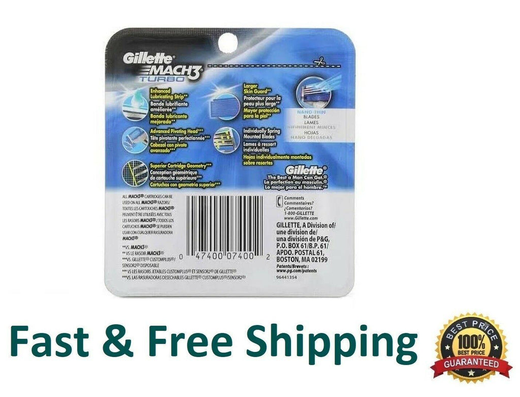 MACH3 Turbo Refill Cartridges-5 ct