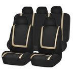 Universal Fit Car Seat Cover Full Set For Front And Rear 9 Pieces Pack Fit Most Cars