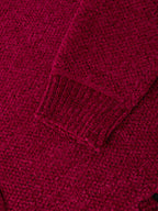 mens plain chenille knit stand collar zipper warm cardigans with pocket