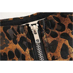 leopard top and high waist top &amp; short
