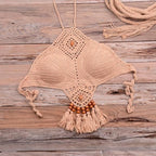 crochet knitted top and bottom