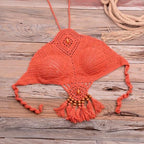 crochet knitted top and bottom