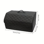 1pc Car Trunk Organizer StoraBox Collapsible Auto Cargo StoraContainer Toys Food StoraBag Car Stowing Automotive Accessories
