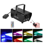 Viafly LED 500W Fog Smoke Machine Remote RGB Color Smoke Ejector LED QWEGF8619
