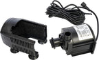 Solariver Solar Water Pump Kit - 360+GPH Submersible Pump with Adjustable Flow, 20 Watt Solar Panel for Sun Powered Fountain, Pond Aeration, Hydroponics, Aquaculture (No Battery Backup)
