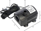 Solariver Solar Water Pump Kit - 360+GPH Submersible Pump with Adjustable Flow, 20 Watt Solar Panel for Sun Powered Fountain, Pond Aeration, Hydroponics, Aquaculture (No Battery Backup)