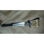 6Pcs Premium Heavy Duty  Steel Barbecue BBQ Kebab Skewers 23-Inch Gift