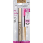 L'Oreal Paris Makeup Telescopic Original Lengthening Mascara, Blackest Black, 0.27 Fl Oz (Pack of 2)