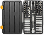 GEARWRENCH 49 Pc. 1/2" Drive 6 Pt. 120XP Mechanics Tool Set, Standard & Deep, SAE/Metric - 80700P