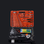 HAND TOOLS Spanners Wrenches 121-Piece Socket Ratchet Wrench Metric 1/2, 3/8, 1/4 Ratchet Wrench, 4-32Mm Sleeve, 8-19Mm Combination Wrench Tool Set Hand Tools wrenches set