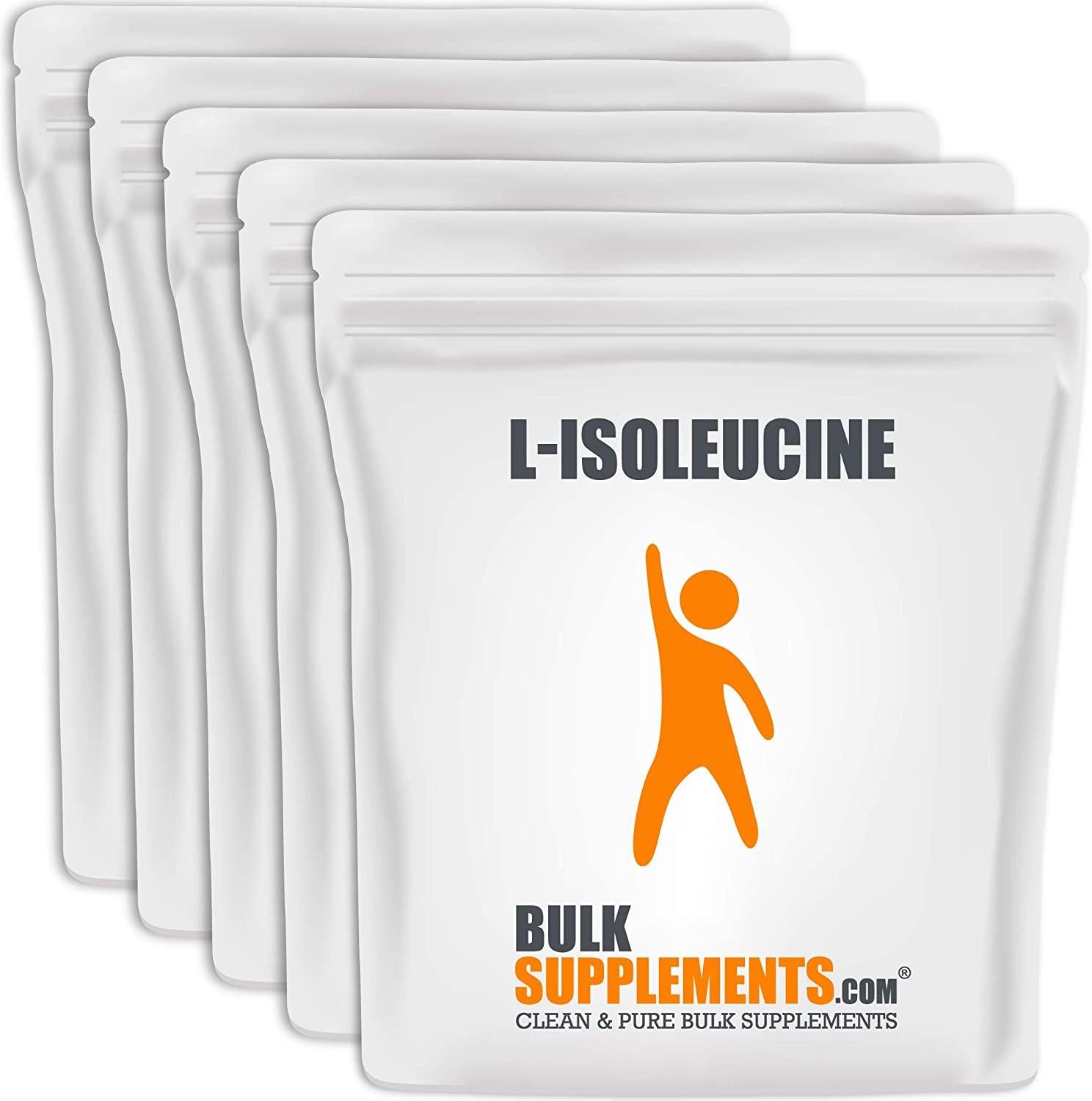 BulkSupplements.com L-Isoleucine Powder (5 Kilograms - 11 lbs)