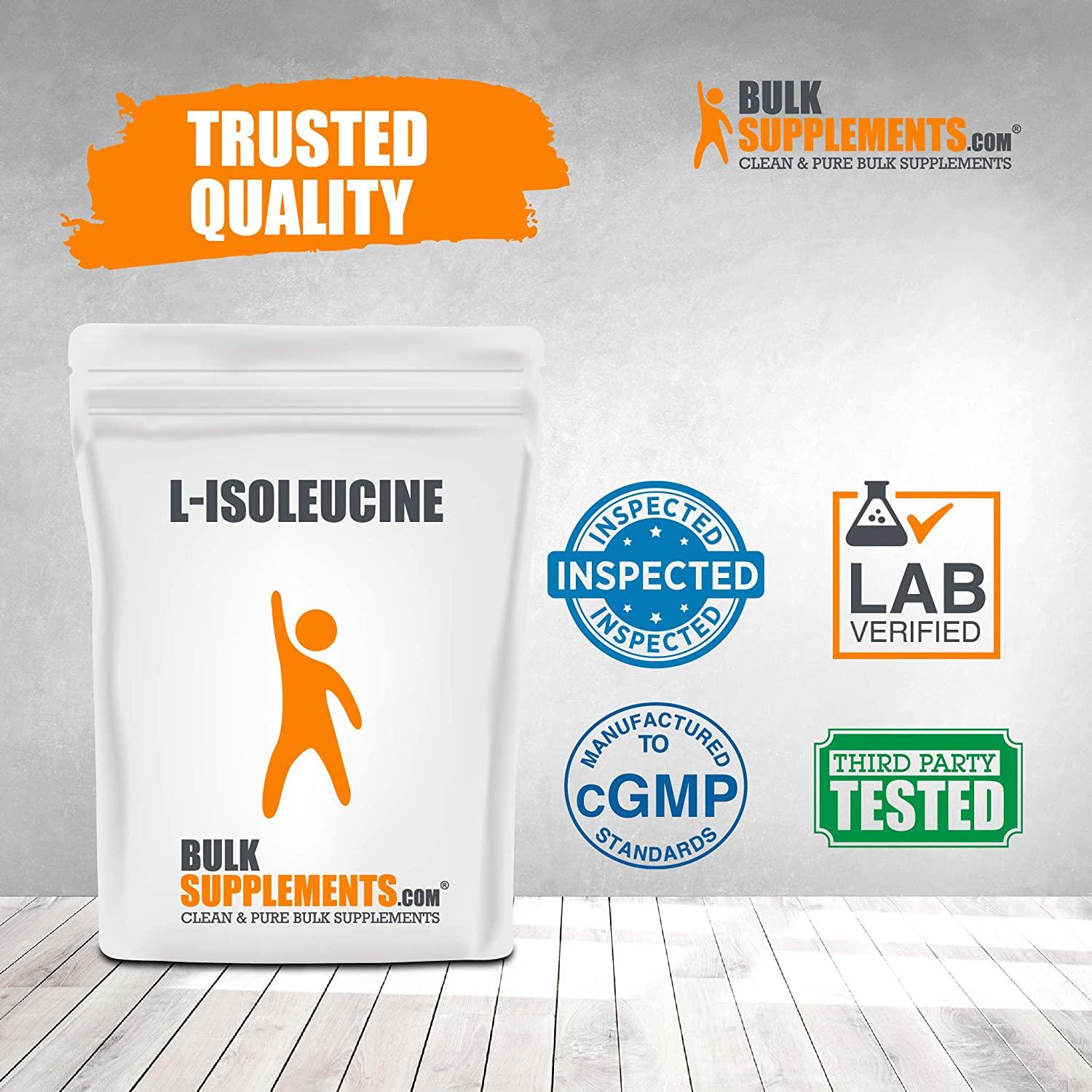 BulkSupplements.com L-Isoleucine Powder (5 Kilograms - 11 lbs)