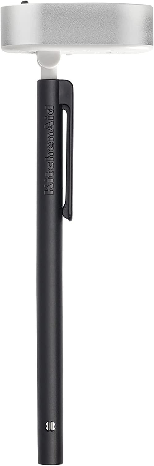 KitchenAid KQ904 Digital Instant Read Kitchen and Food Thermometer, TEMPERATURE RANGE: -40F to 482F, Black