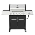 Gas Grill With Side Burner Outdoor Grill 5 Burner Propane BBQ Barbeque Grill
