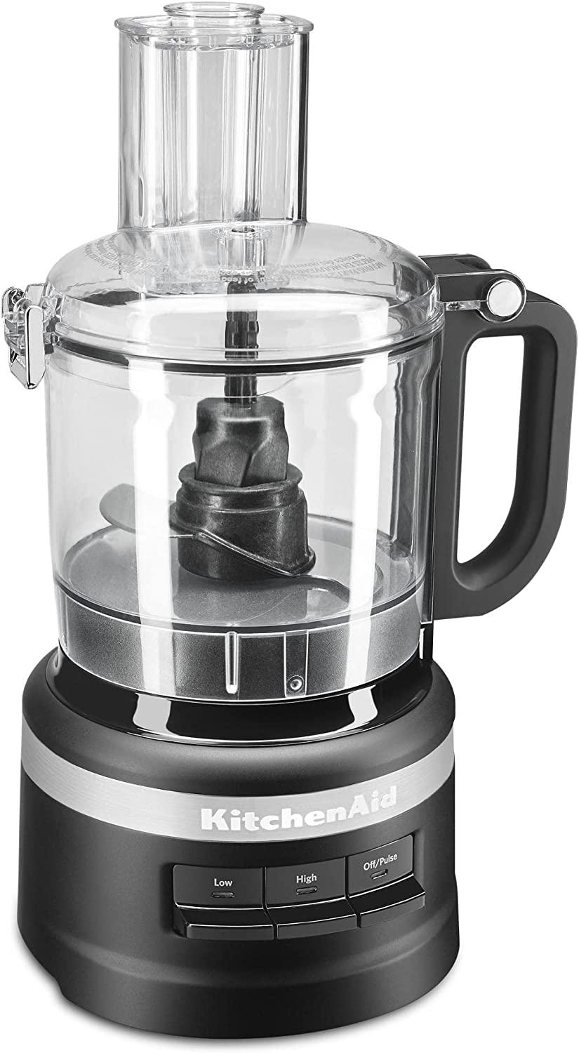 KitchenAid KFP0718BM Food Processor, 7 cup, Matte Black
