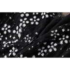 sequins embroidery dress