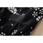 sequins embroidery dress